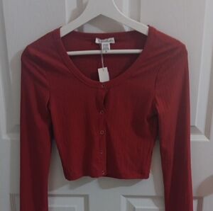 Cropped Sweater Shirt